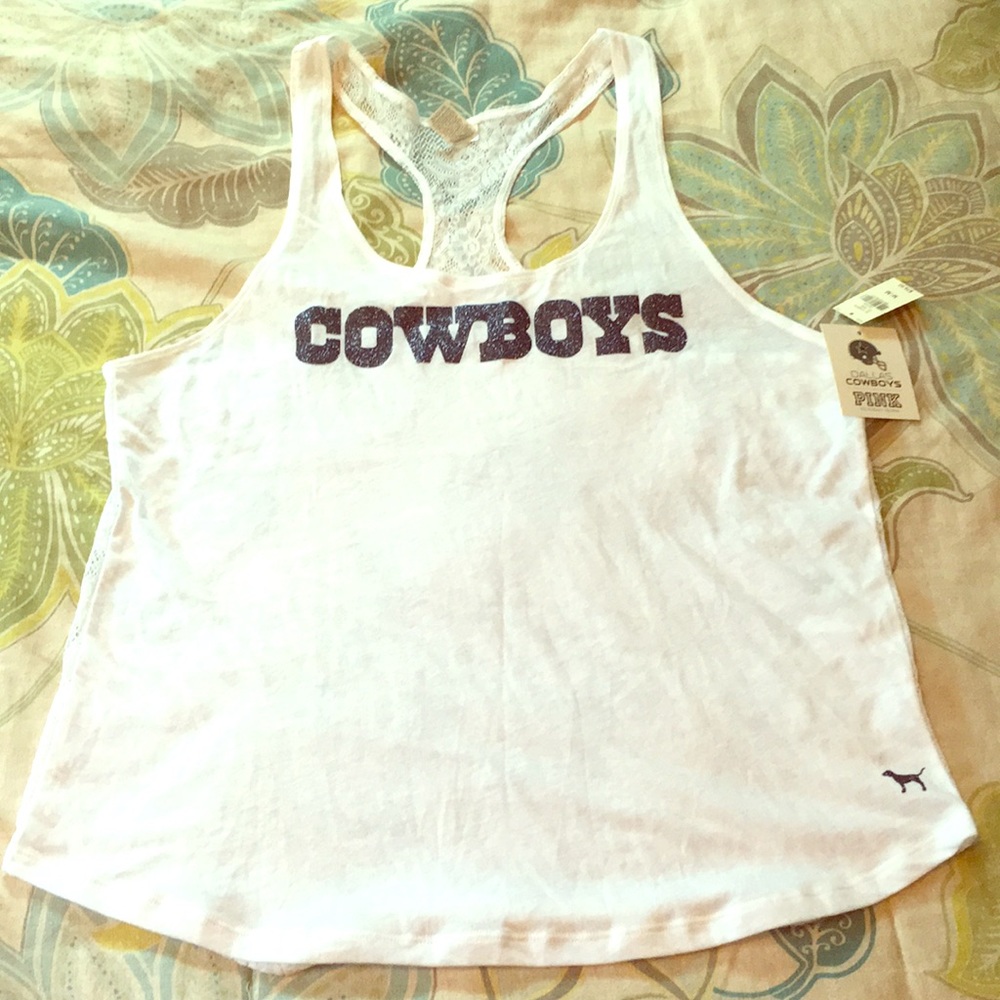 VS PINK Dallas Cowboys lace back tank